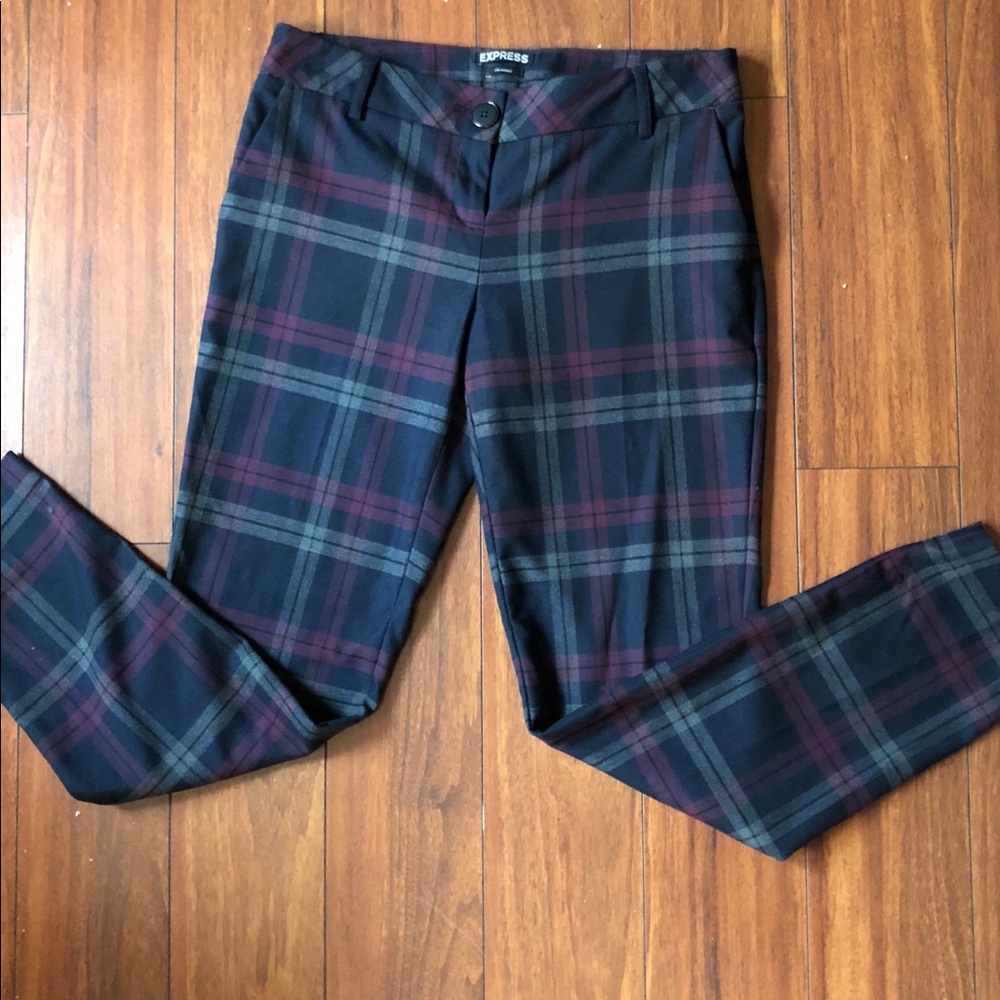 Brand new Express plaid trousers